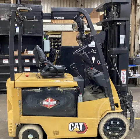 Used 2018 CAT EC25LN2 4-Wheel Sit down Electric Counterbalance Forklifts Illinois US | Forklift Exchange #1274437