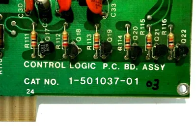 USED EMERSON 1-501037-01 LOGIC CONTROL BOARD 150103701