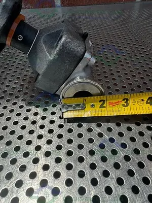 USED ITT / GRINNELL 316L STAINLESS STEEL DIAPHRAGM VALVE W/ 1" SANITARY FITTING CF3M