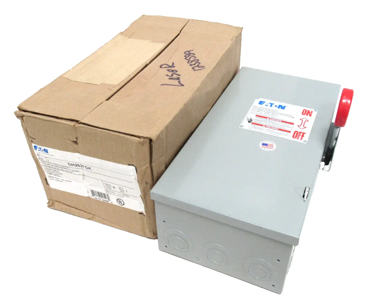 NEW EATON DH262FGK SAFETY SWITCH 60A 600V 2-POLE