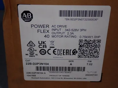 NEW ALLENBRADLEY 22BD2P3N104