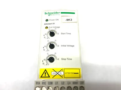 USED SCHNEIDER ELECTRIC SOFT STARTER FOR ASYNCHRONOUS MOTOR ALTISTART 01