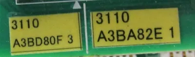 USED TOSHIBA 2N3A3110-C CONTROL MODULE ARND-8204A6 A3BD80F3 A3BA82E1