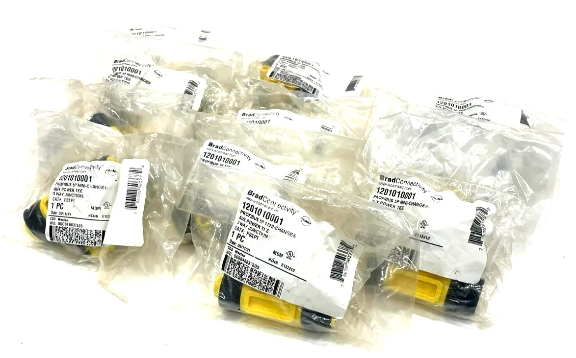 NEW LOT OF 11 MOLEX WOODHEAD PBAPT AUX POWER TEE CONNECTOR