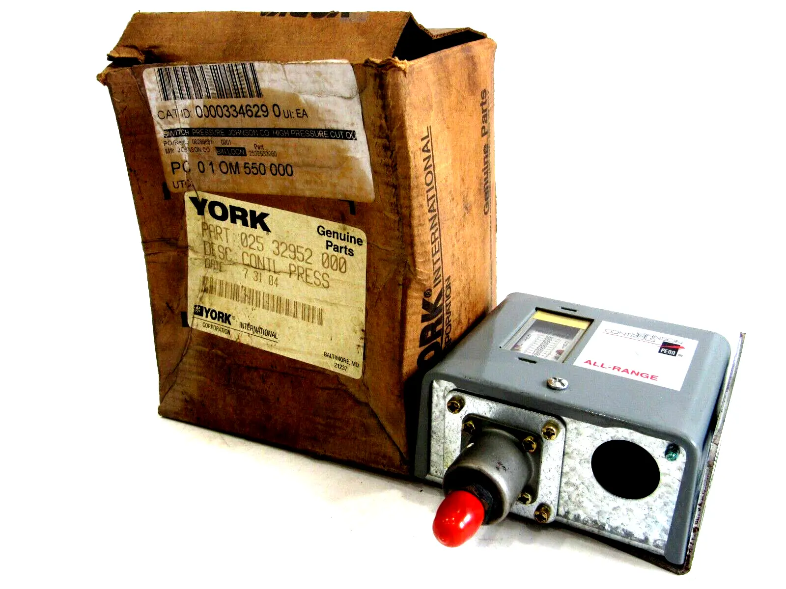 NEW YORK 025 32952 000 PRESSURE SWITCH 0253295200