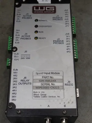 Wood Group SIM-HWL04A Turbine Control Speed Input Module Used