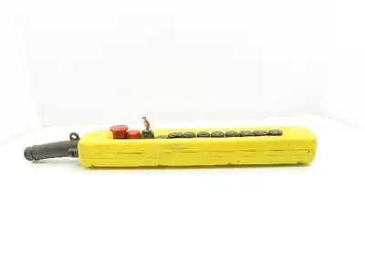 Telemecanique XAC-A12 Crane Hoist 12-Station Pushbutton Control Pendant 2-Speed