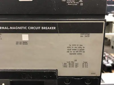 USED SQUARE D MHL3680036DC1680