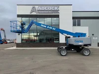 New | in-Stock 2026 GENIE S-45 XC TELESCOPIC BOOM LIFT Telescopic Boom Lifts Alberta CA | Adcock Equipment #1418021