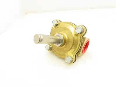 ASCO 2-Position, Normally Closed 1" Solenoid Valve Female 0.625"dia 2" Shaft