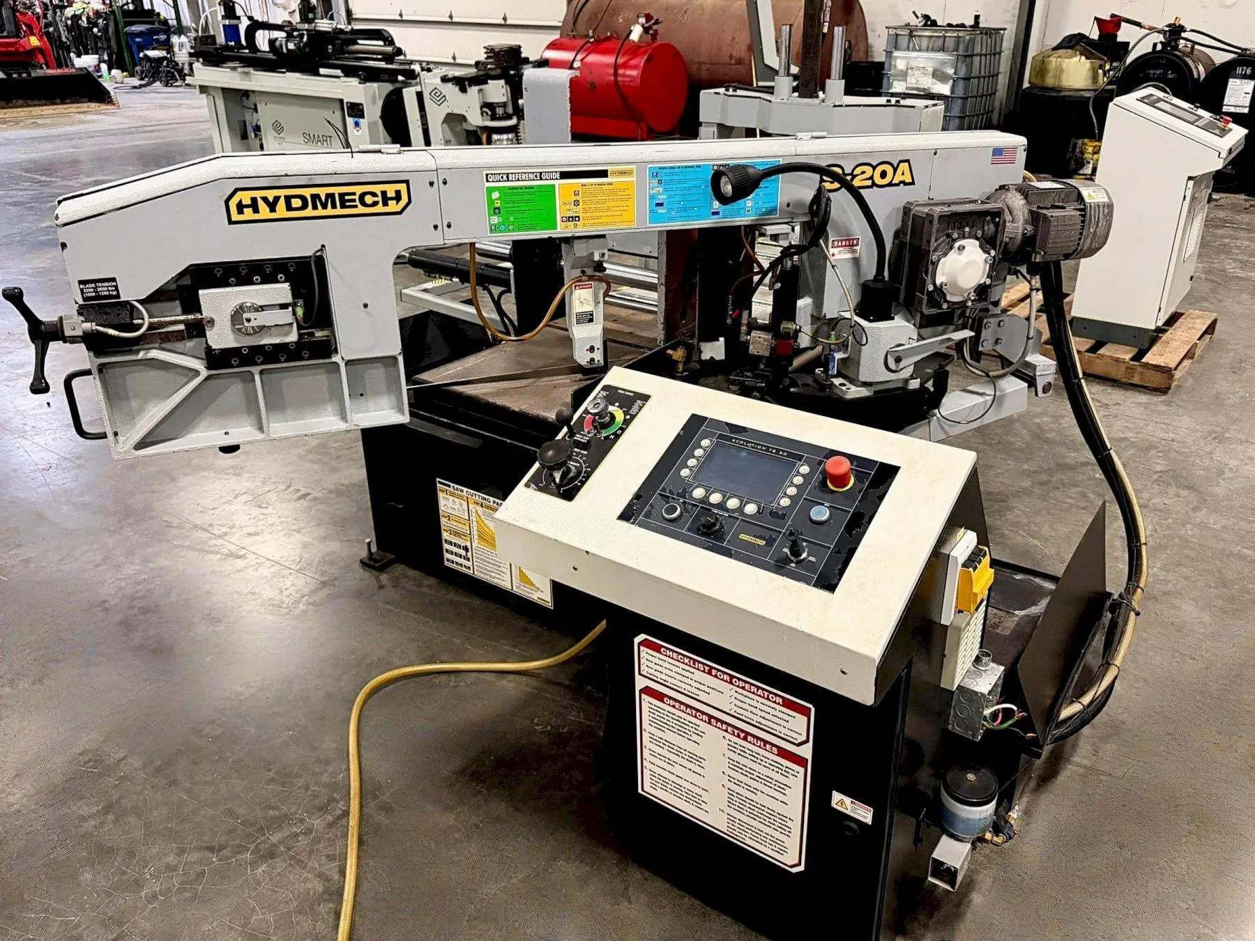 Used 2017 HYDMECH S20A Horizontal Band Saws Illinois US | Machine Factory Outlet #1262725