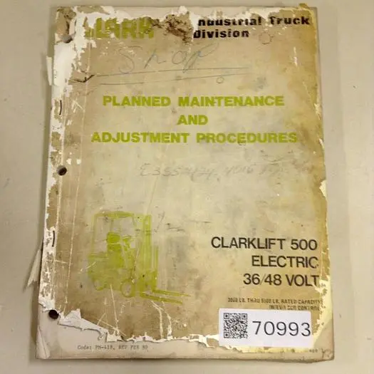 Used CLARK EQUIPMENT PM-418 Manuals Michigan US | Ideal Machinery #567280