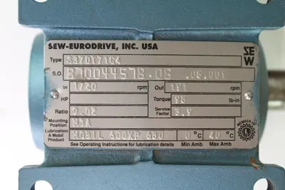 USED SEW EURODRIVE DFT71C4