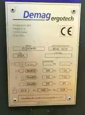 USED 2001 DEMAG   ERGOTECH ERGOTECH 8000-5200