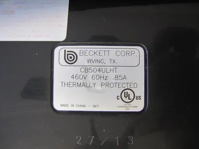 USED BECKETT CB504ULHT