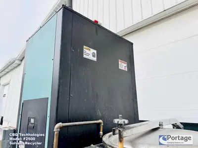 USED 2008 CBG TECHNOLOGIES F2500 SOLVENT RECYCLER