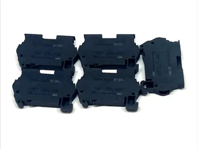 USED E‑T‑A 2‑POS FEED‑THROUGH TERMINAL BLOCK