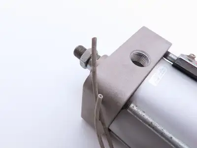 SMC NCDA1J400-0500-F5PWZ Pneumatic Air Cylinder 4" Bore 5" Stroke 250PSI