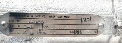 NEW CROSBY VALVE & GAGE C-A