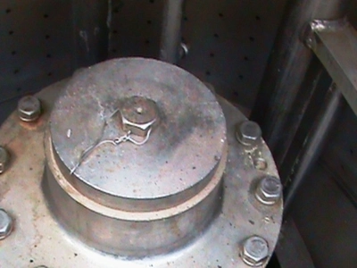 Western States 40 x 24 Quadramatic perforate basket centrifuge, 316SS.