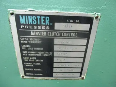 USED MINSTER B1-22