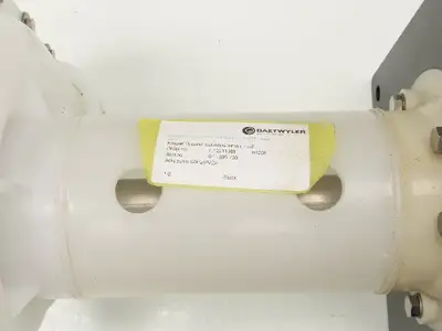 Daetwyler PVDF Acid Chemical Pump Centrifugal Suction 2.5x3" MPT 2.6kw 460V 3PH