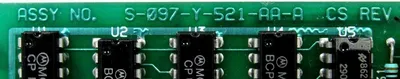 USED BROOKS INSTRUMENT S-097-Y-521-AA-A CIRCUIT BOARD S097Y521AAA