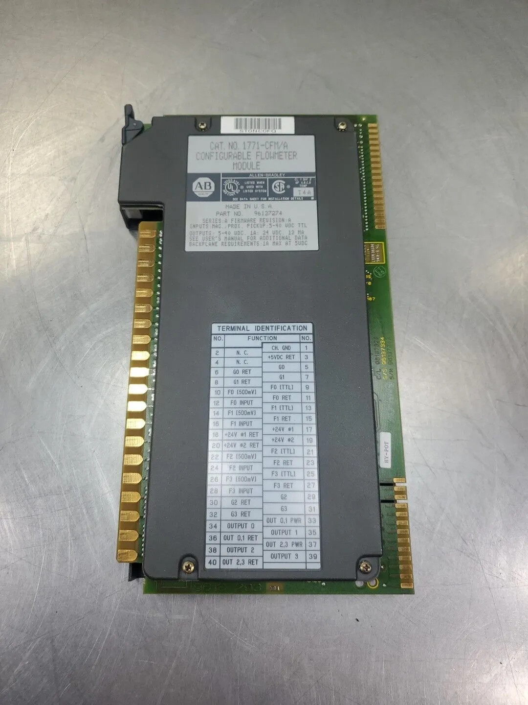USED Allen-Bradley 1771-CFM/A
