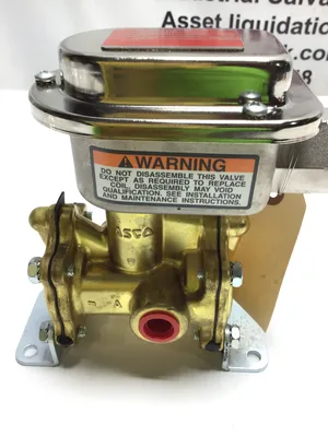 Asco NPK8316A54E Red Hat Solenoid Valve 3/8″ NPT 125VDC 10-175 PSI 17.4Watts