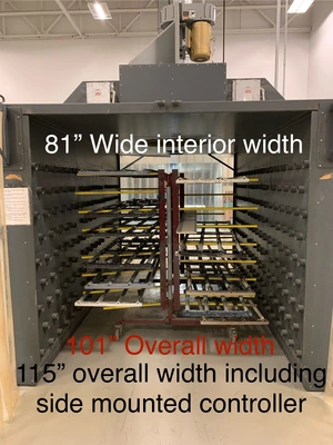 Used _UNKNOWN_ BATCH OVEN Woodworking Finishing Equipment Ohio US | AW Machinery, LLC. #781935
