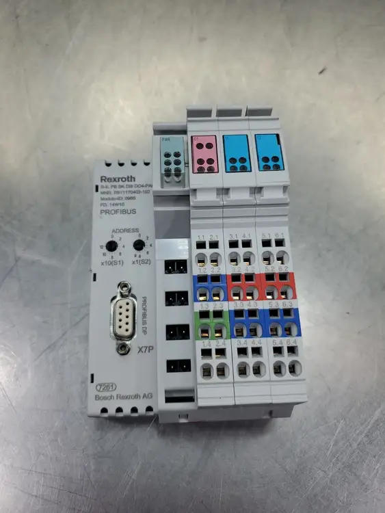 Used Rexroth R-IL PB BK DI8 DO4-PAC PLC Input & Output South Carolina US | Palmetto Automation #1158888