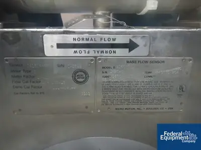 USED Micro Motion Micro Motion Flow Meter, Model DS 150, S/S