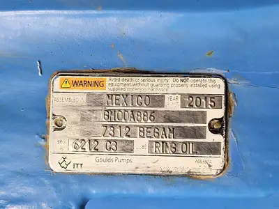 USED GOULDS PUMPS 3700MX