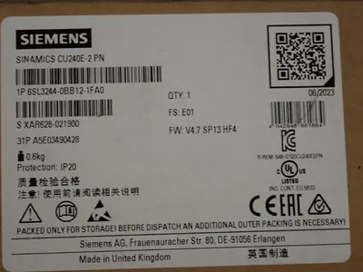 New | in-Stock SIEMENS 6SL32440BB121FA0 AC Drive Control Module Ohio US | HGR 24 #1069644