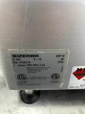 Bizerba GSPH 2016 Manual Deli Slicer Refurbished, Tested, Working