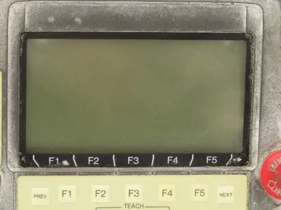 Fanuc A05B-2301-C301 Robot Teach Pendant Missing On Off switch *See Photos