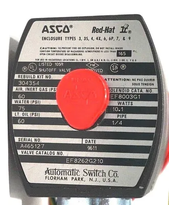 NEW ASCO EF8262G210 SOLENOID VALVE