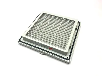 USED HOFFMAN NVENT HG FILTER FAN EXHAUST GRILLE IP54 LIGHT GRAY