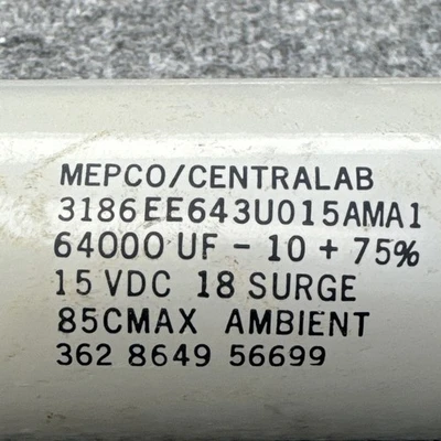 Used Mepco/Electra 3186EE643U015AMA1 Capacitors California US | Davliegogo LLC #1706373