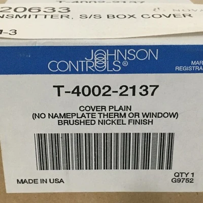 NEW Johnson Controls T-4002-2137