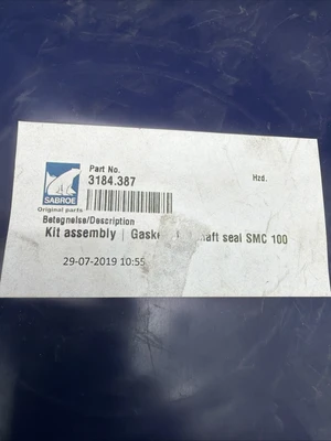 NEW Sabroe 3184.387