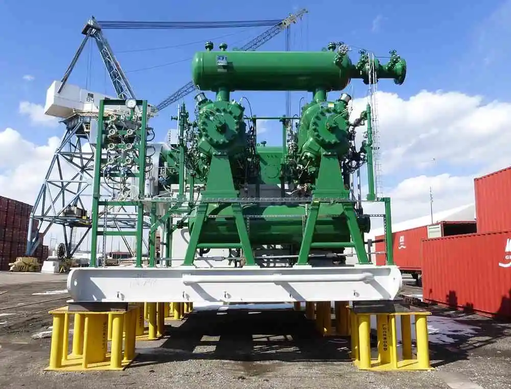USED DRESSER RAND 4HHE-VL-3 Lubricated Reciprocating Air Compressors in New Jersey US