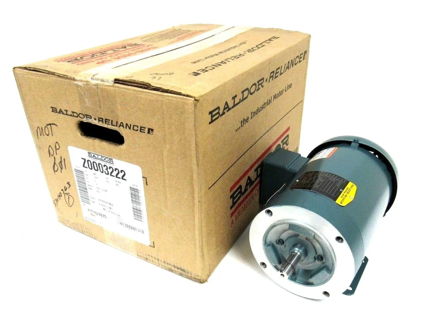 NEW BALDOR 35T428Y715G2 MOTOR 3 PH .5 HP 208-230/460V 850 RPM Z0003222