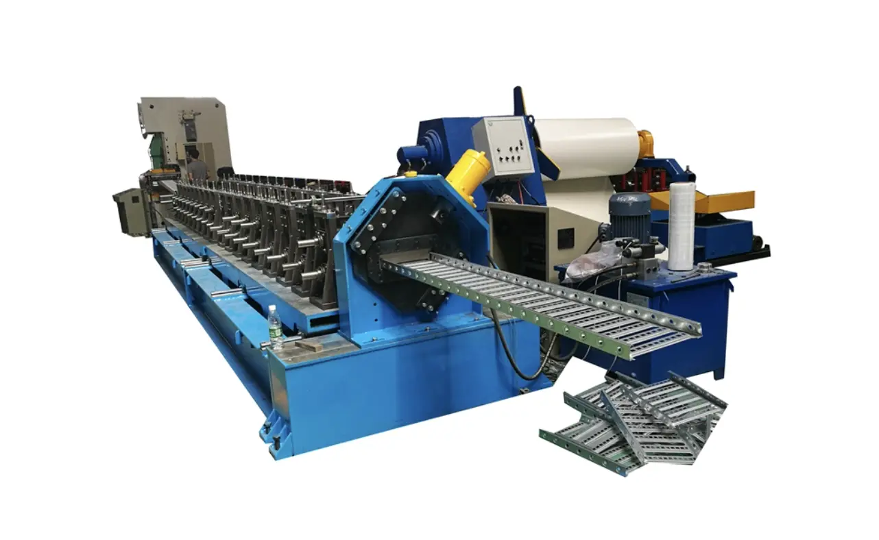 Outdoor Cable Tray Roll Forming Machine in Brazil