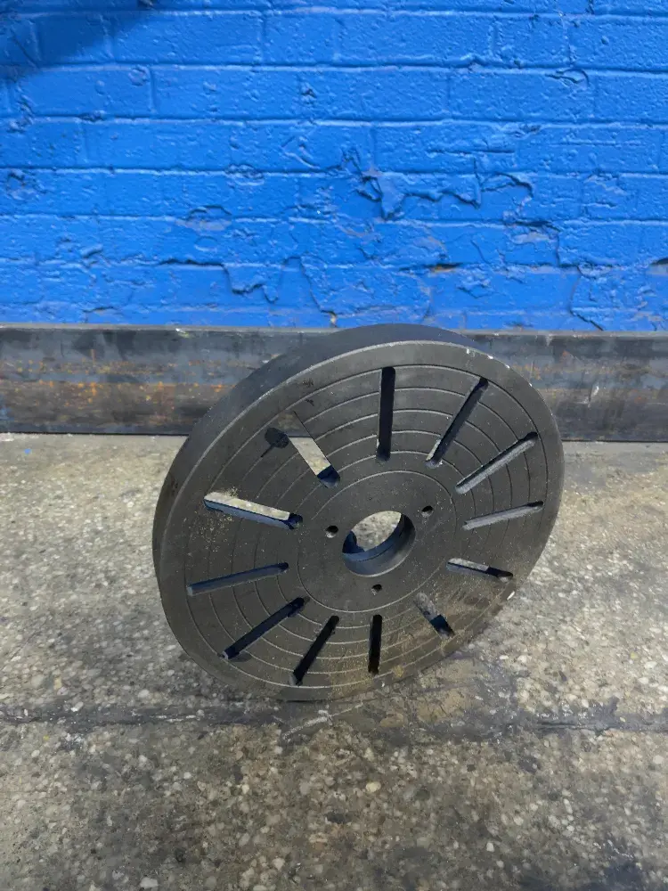 12" 12" T Slotted Lathe Face Plate