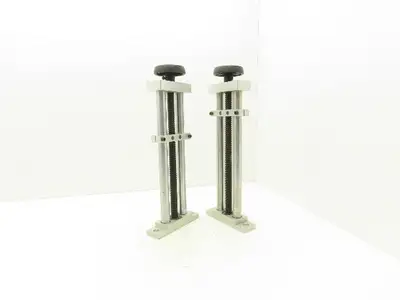 Ball Screw Manual Linear Actuator Hand Crank 13" Travel Handwheel Lot of 2