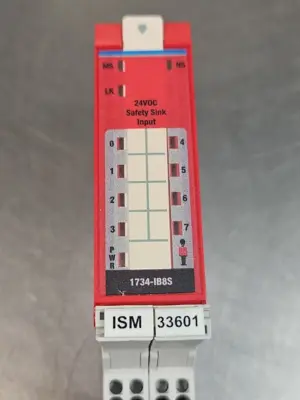 Allen Bradley 1734-IB8S/B w/ 1734-TOP3/A input module Loc 3E32
