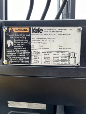 USED 2008 YALE GLP060VX