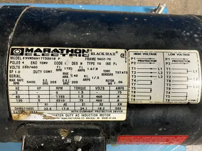 Used 2003 MARATHON ELECTRIC 6131448001 Motors (misc) Ohio US | HGR 24 #1279034