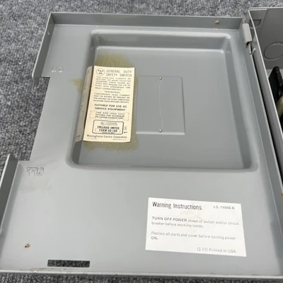 Used Westinghouse GF-322N Misc Industrial Equipment California US | Davliegogo LLC #1710075